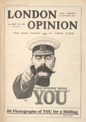 1914 Army recruitment poster