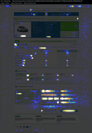 click map of 'car detail' page