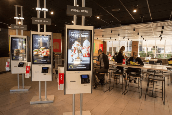 McDonald's self service kiosks